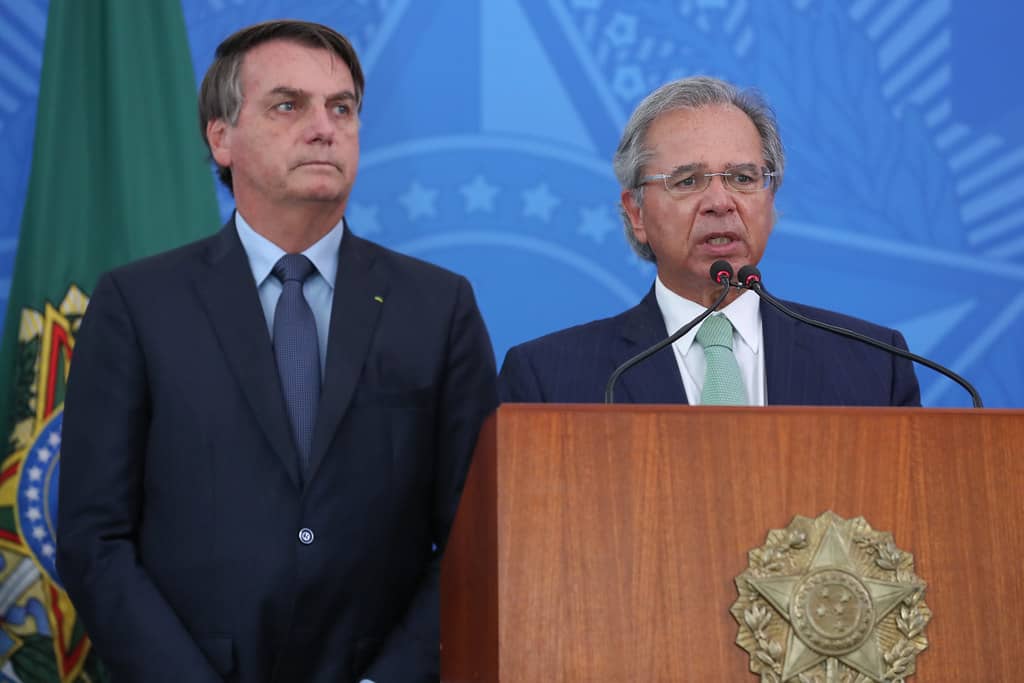 Paulo Guedes e Bolsonaro