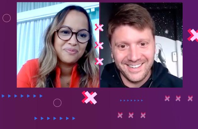 Camila Farani, jurada do Shark Tank, conversa com Daniel Zokerman