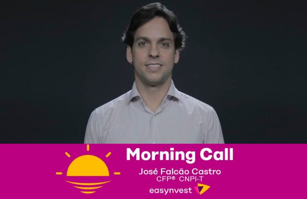José Falcão Castro sorrindo em um Morning Call com easyinvest.