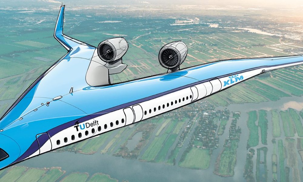 Flying-V, avião ‘do futuro’, faz primeiro voo teste