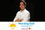José Falcão Castro, camisa branca, braços cruzados. Título 'Morning Call' e logo Easyinvest.