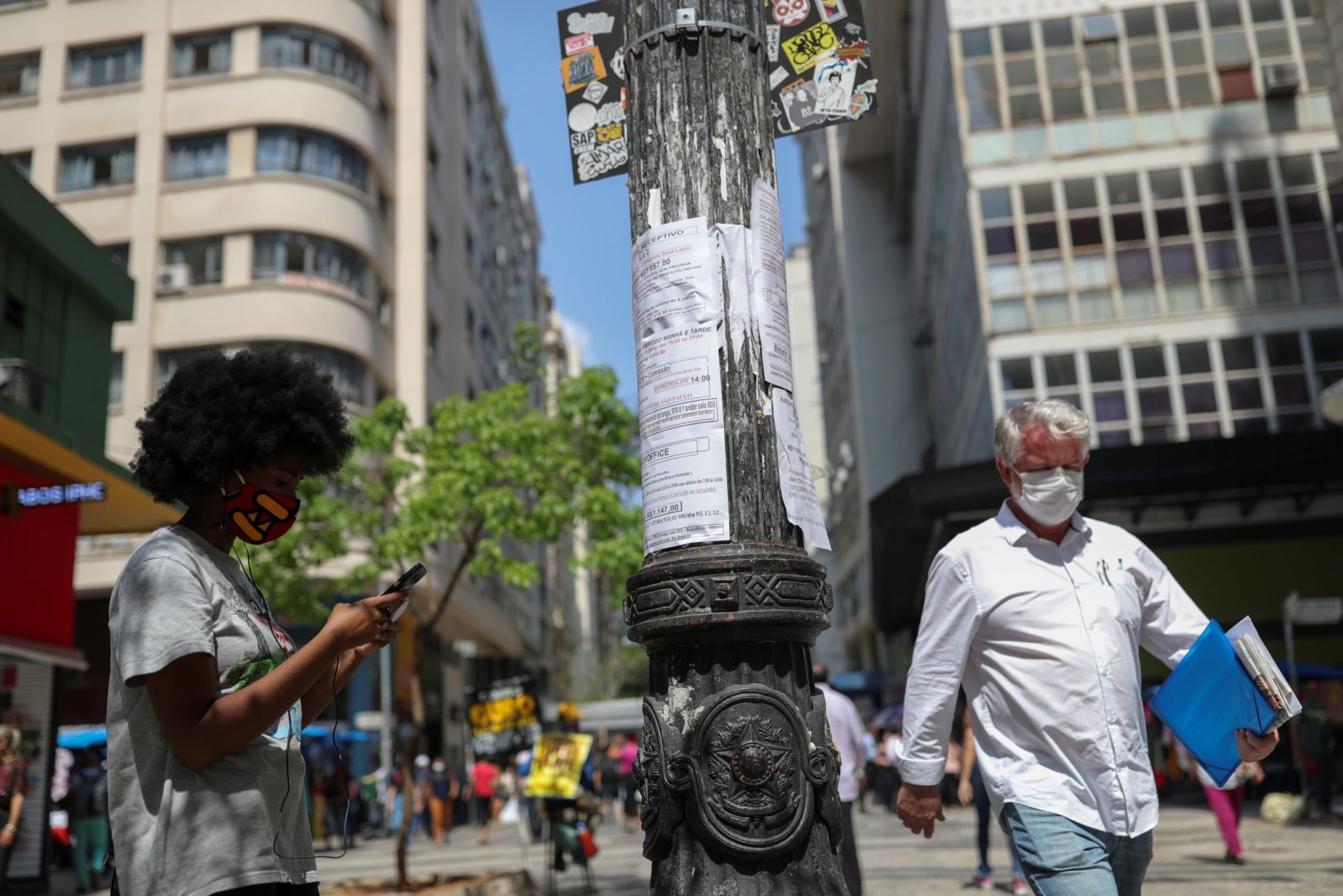 Brasil tem maior taxa de desemprego para um trimestre até janeiro