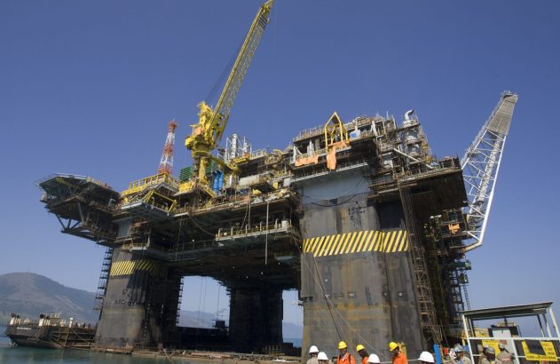 Plataforma P-51 da Petrobras em Angra dos Reis, no Rio de Janeiro