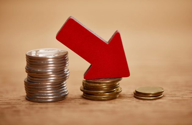 Conjunto de moedas em ordem decrescente de tamanho