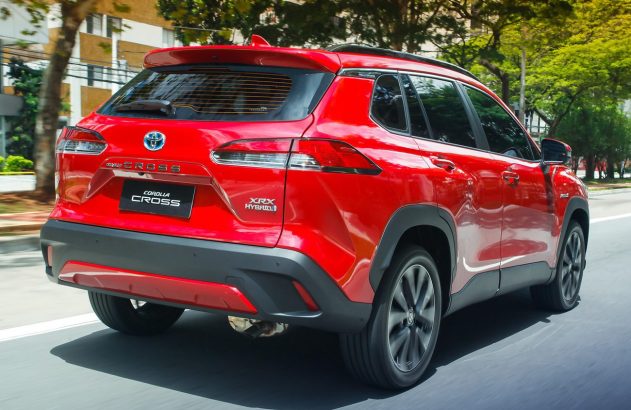 carro vermelho da marca Toyota