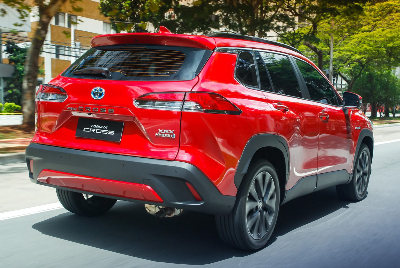 carro vermelho da marca Toyota