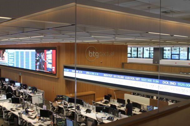 INTERIOR DA SEDE DO BTG PACTUAL