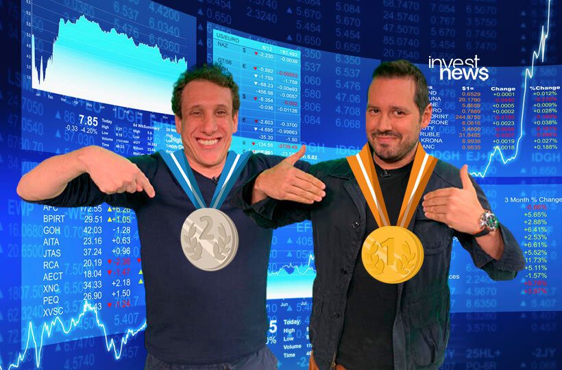 dony de nuccio e samy dana com medalhas no pescoço