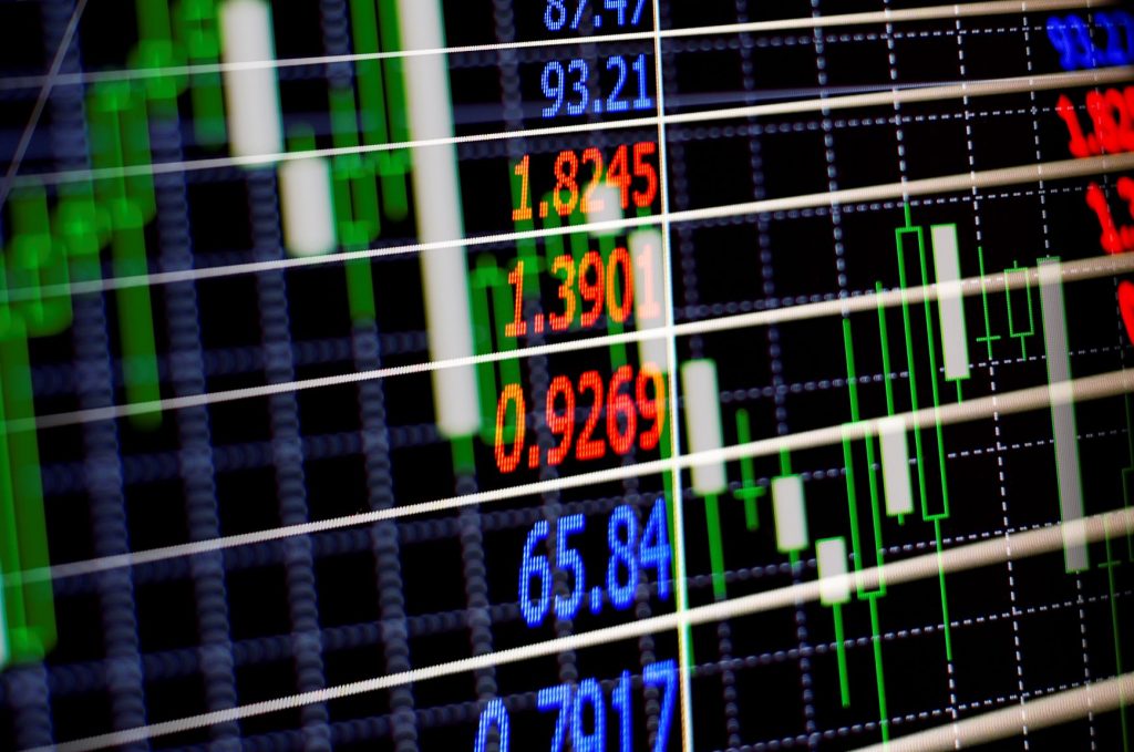 ilustração com gráfico do ibovespa, tema é ações mais negociadas da b3