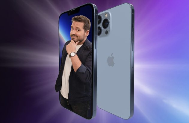 donu de nuccio dentro de um iphone