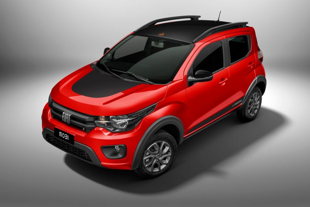 Fiat Mobi vermelho (Foto: Divulgação)