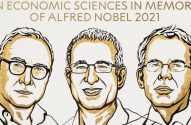 Laureados do Prêmio Nobel de Ciências Econômicas em Memória de Alfred Nobel 2021.