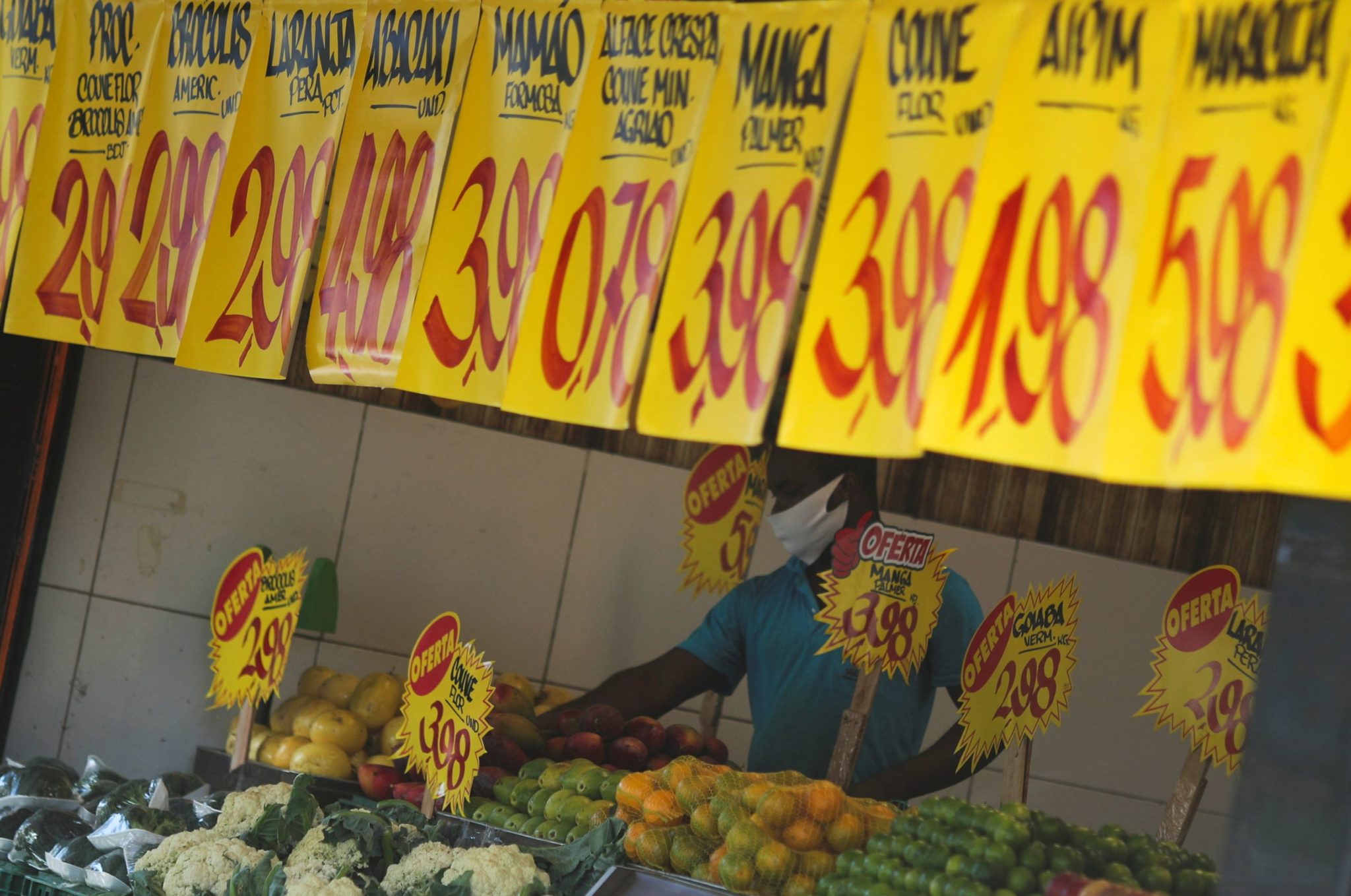 Inflação no Brasil é a 3ª mais alta em ranking entre as principais economias