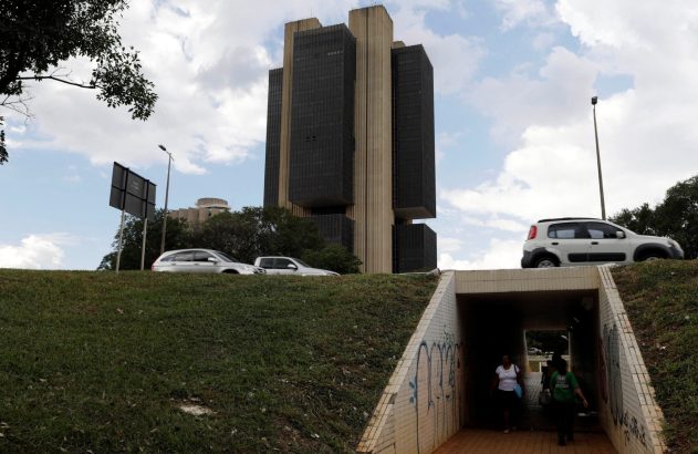 Vista do prédio do Banco Central em Brasília