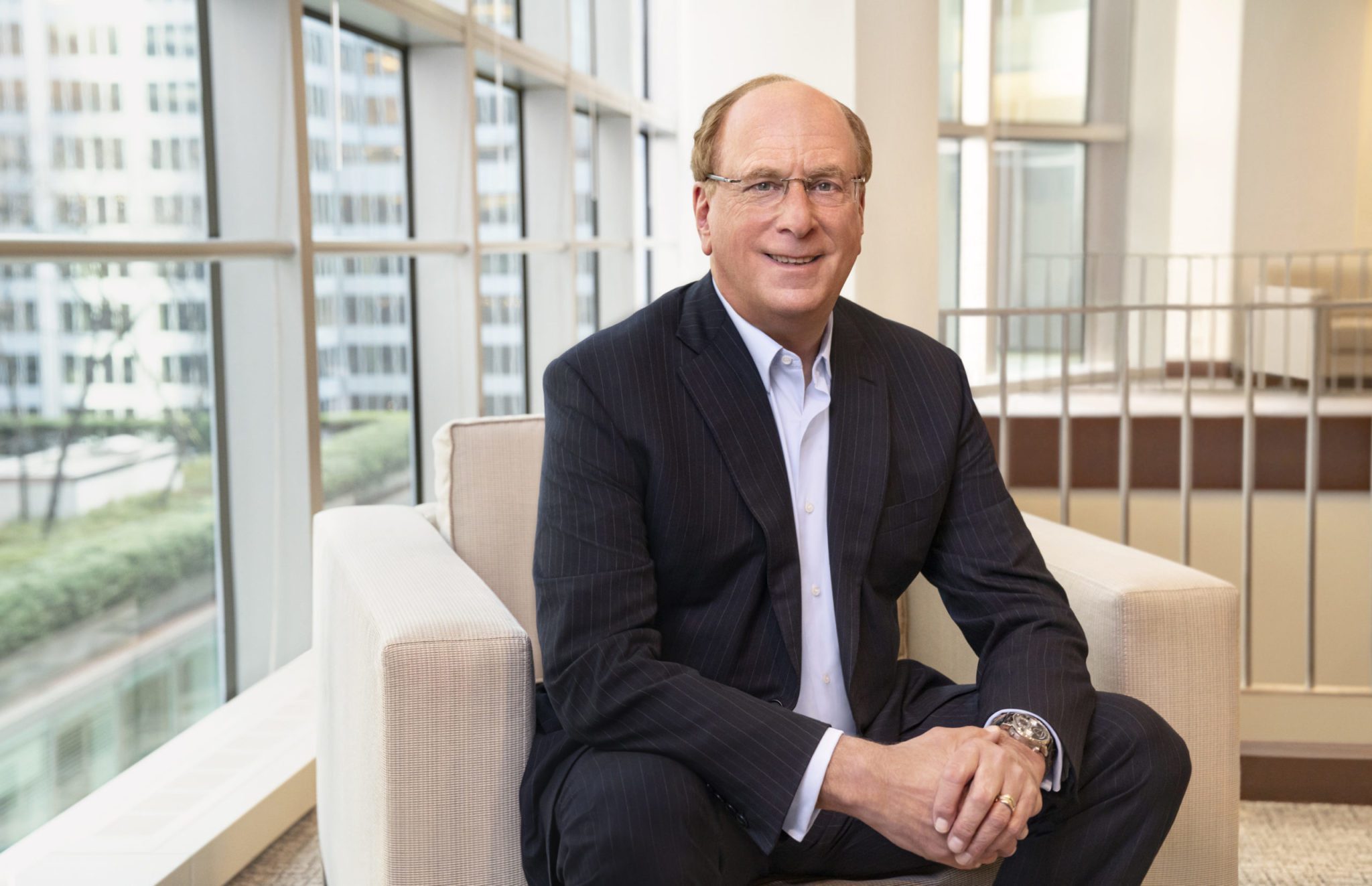 Larry Fink, CEO da BlackRock/Divulgação