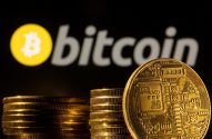 Representação ilustrativa da criptomoeda bitcoin