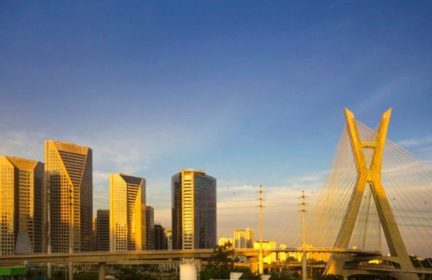 Vista de parte da cidade de São Paulo
