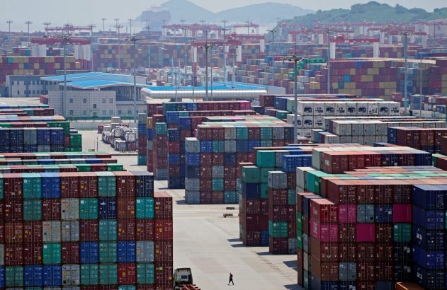 Crescimento das exportações da China tem mínima em 2 anos