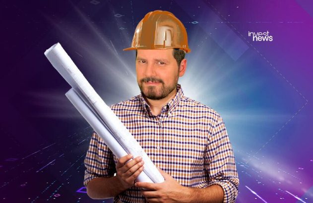 Dony De Nuccio com capacete de reforma em house flipping