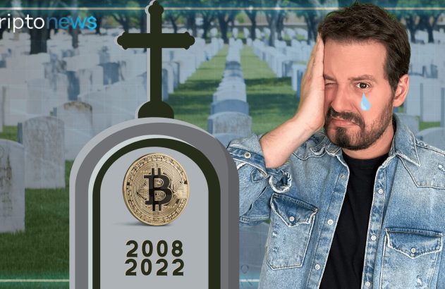 Dony De Nuccio em um cemitério perguntando se é a morte do bitcoin