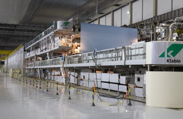 Máquina de papel da Klabin