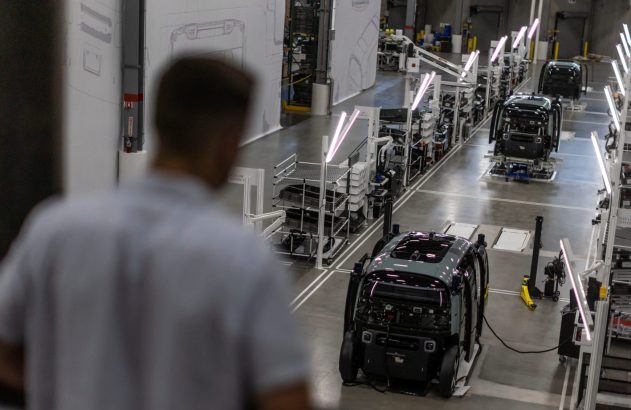 Fábrica de automóveis em Fremont, nos EUA