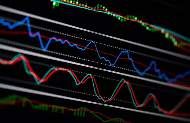 Gráfico de negociação de ações