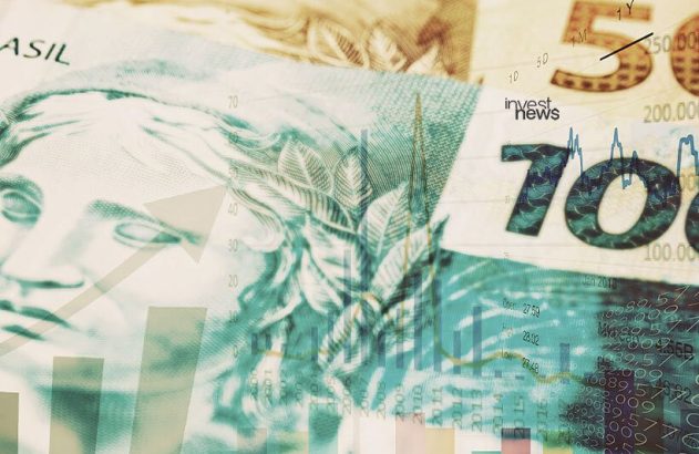 imagem de notas de real, ilustrando o Risco-Brasil