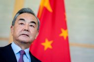 Ministro das Relações Exteriores da China, Wang Yi, em Bali, na Indonésia