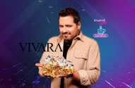 Dony De Nuccio com ouro nas mãos e logo da Vivara
