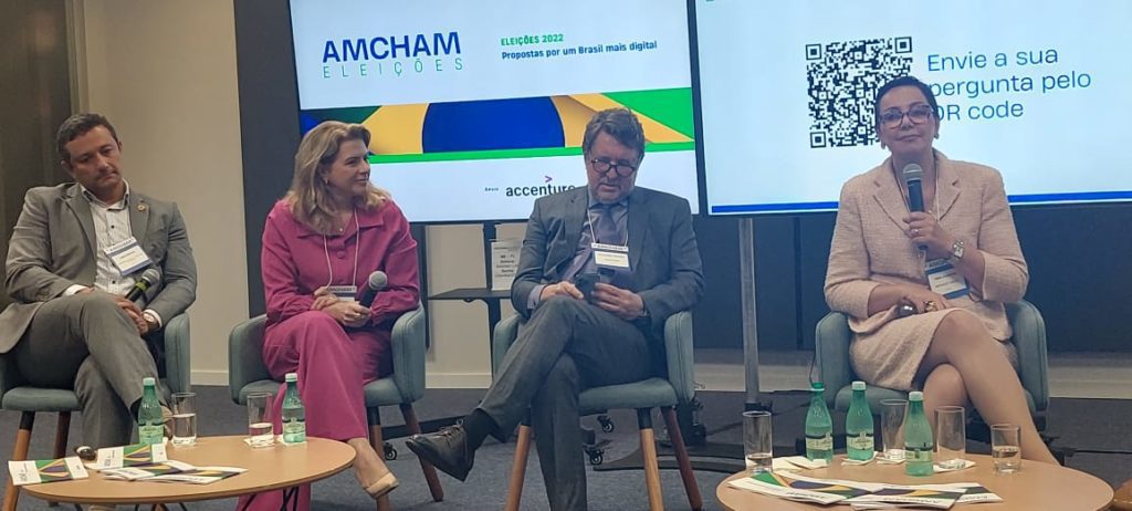Evento da Amcham Brasil. (Foto: Tatiana Santiago/InvestNews)