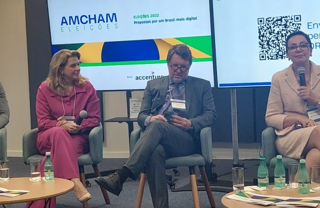 Evento da Amcham Brasil. (Foto: Tatiana Santiago/InvestNews)