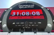 Contador regressivo para a Copa do Mundo FIFA Qatar 2022: 31 dias, 8 horas e 8 minutos.