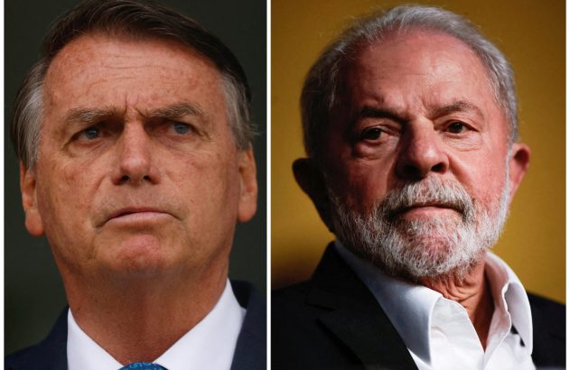 Presidente Jair Bolsonaro e ex-presidente Luiz Inácio Lula da Silva 04/10/2022 e 29/07/2022 (Fotos: Adriano Machado e Ueslei Marcelino/Reuters)