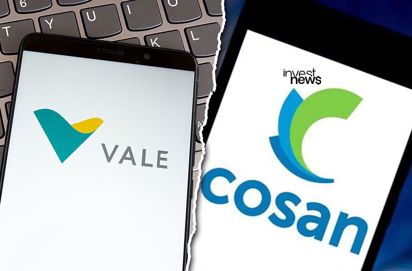 Logotipos da Vale e da Cosan