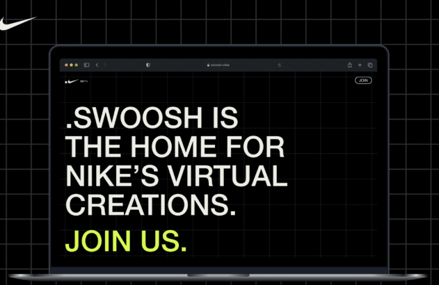 Foto de divulgação do .SWOOSH. (Foto: Reprodução/site da Nike)