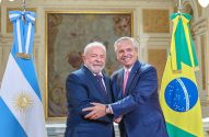 Presidente da República, Luiz Inácio Lula da Silva durante reunião com o Presidente da República Argentina, Alberto Fernández. (Foto: Ricardo Stuckert/PR)