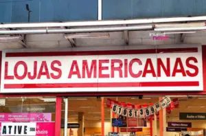 Fachada de loja da Americanas