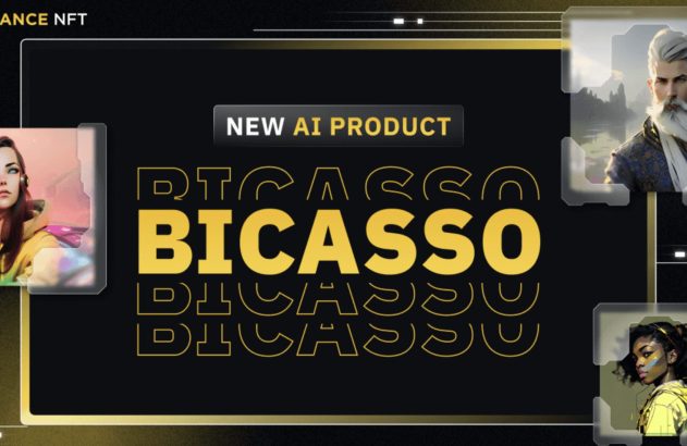 Binance lança o Bicasso, serviço de IA para gerar imagens em NFT. (Imagem: Reprodução/Vídeo do lançamento oficial)