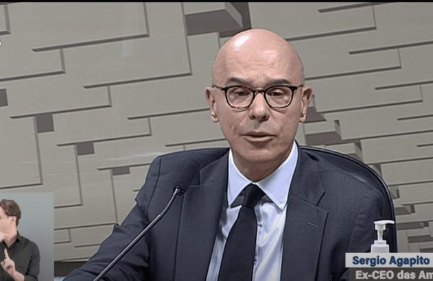 Sergio Rial no senado falando sobre caso Americanas