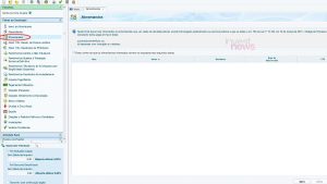 Interface de e-mail exibindo a tela de composição de nova mensagem, com campos Para, Assunto e corpo vazios.