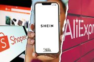 Shein, Shopee e AliExpress