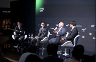 Stephan Kautz (EQI ASSET), André Duarte (Occam), Roberto Dumas (CFA) e Daniel Weeks (GARDE)