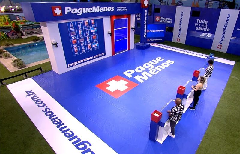 Ação da Pague Menos no BBB23 (Foto: Divulgação)