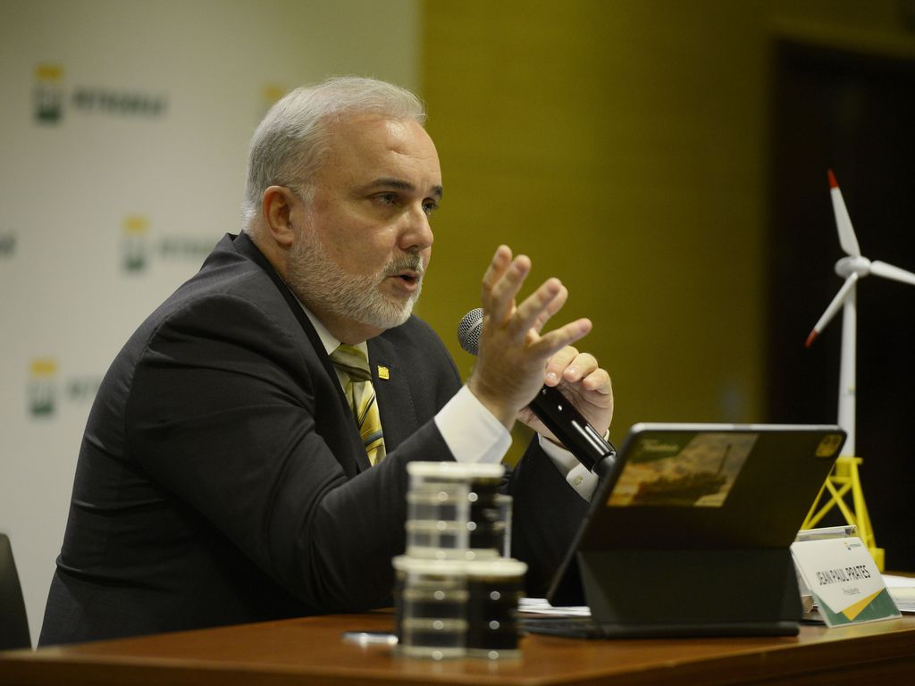 O presidente da Petrobras, Jean Paul Prates, durante coletiva de imprensa, em março de 2023. (Foto: Tomaz Silva/Agência Brasil)