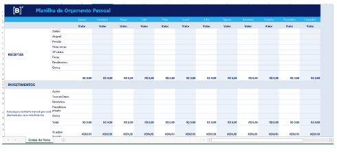 Tabela financeira exibindo receitas e despesas anuais (2019-2030) para análise do período de reembolso.