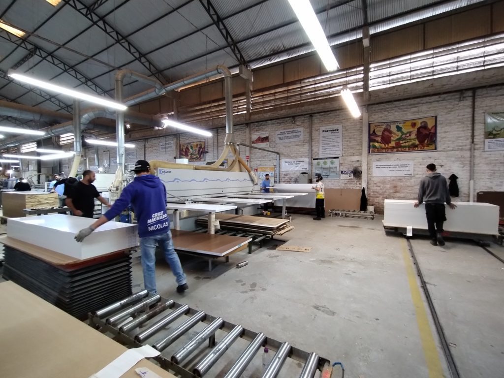 Fábrica da Pormade em União da Vitória (PR). 