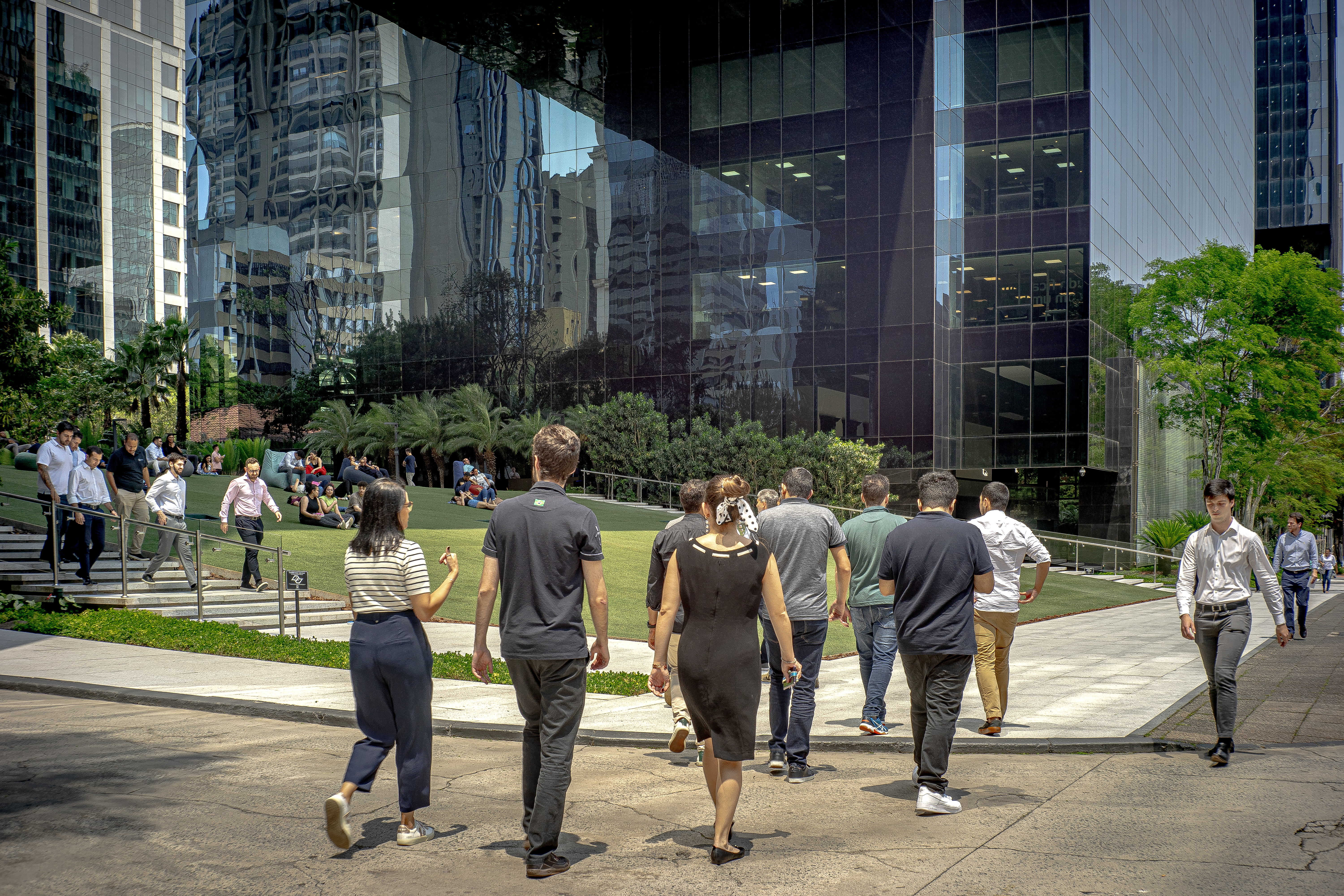 Prédio onde funciona o BTG, na avenida Faria Lima, em São Paulo (Foto: Victor Dragonetti Tavares/InvestNews)