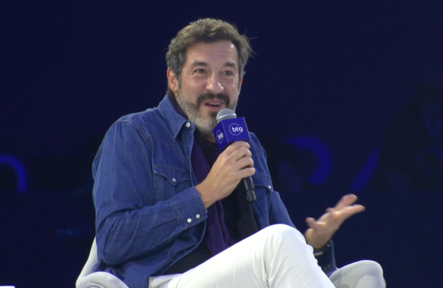 Alê Costa, CEO da Cacau Show (Imagem: Reprodução/Apresentação do BTG Summit 2024)