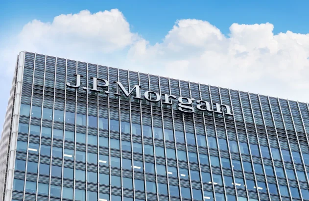 Londres, Reino Unido - 11 de setembro de 2022 - J.P. Morgan, um banco de investimento americano e empresa de serviços financeiros.